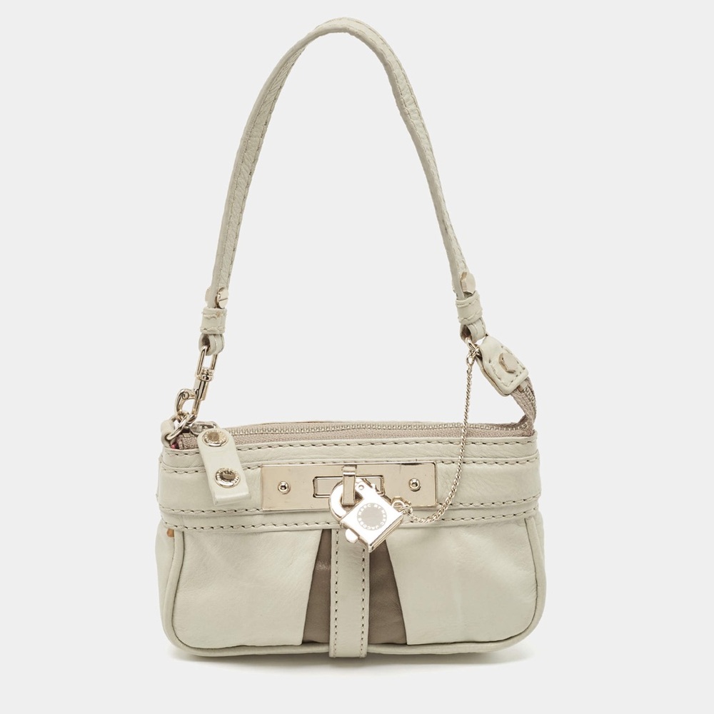 Marc By Marc Jacobs Gray Leather Mini Bag